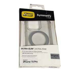 OtterBox Symmetry Series Clear MagSafe Case for iPhone 15‎ Pro with Glitter